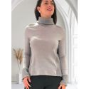 Pull Col Roule Manches Longues, Lana Cotta Dolcevita Artimaglia 76704-21