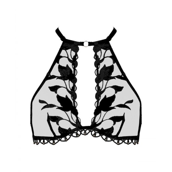 Soutien-Gorge Brassière, Night At Paradise - Obsidian, Aubade 5E03-OBSI