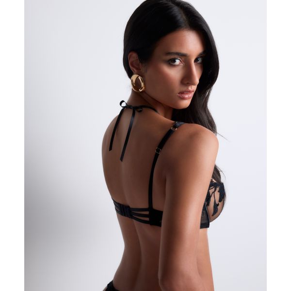 Soutien-Gorge Corbeille, Night At Paradise - Obsidian, Aubade 5EF14-OBSI