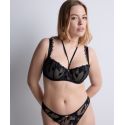 Soutien-Gorge Corbeille, Night At Paradise - Obsidian, Aubade 5EF14-OBSI