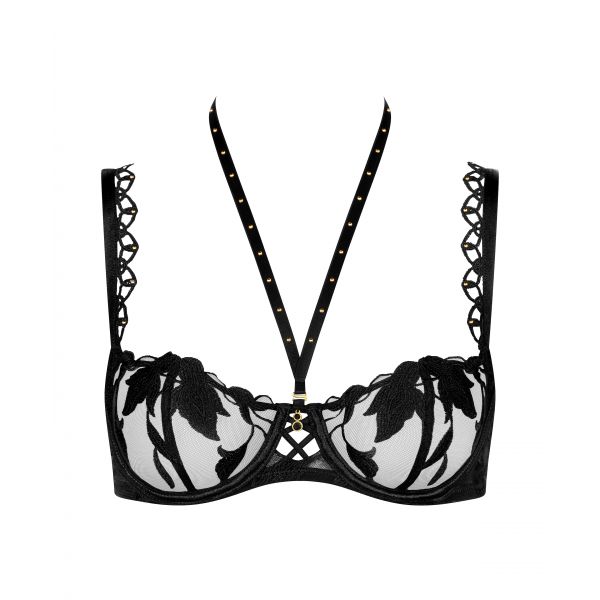 Soutien-Gorge Corbeille, Night At Paradise - Obsidian, Aubade 5EF14-OBSI