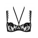Soutien-Gorge Corbeille, Night At Paradise - Obsidian, Aubade 5EF14-OBSI