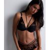 Soutien-Gorge Plunge Foulard, Night At Paradise - Obsidian, Aubade 5EN81-OBSI