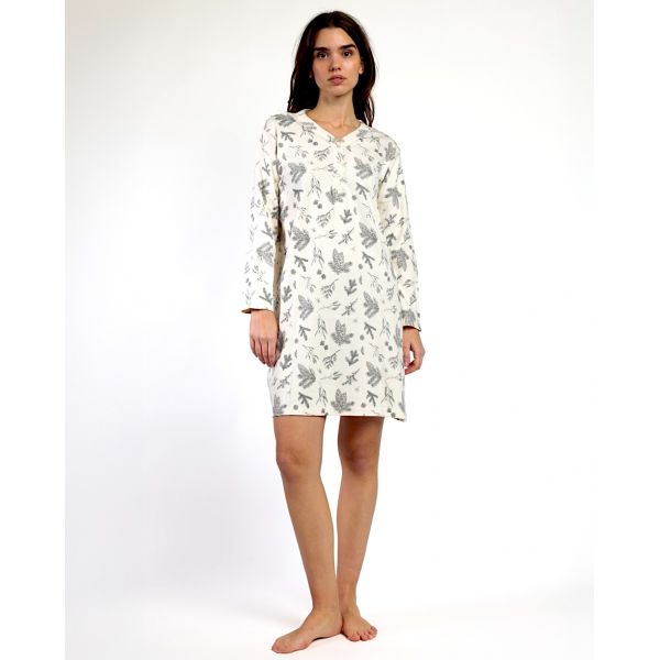 Chemise de Nuit Manches Longues, Ad Selection 61413