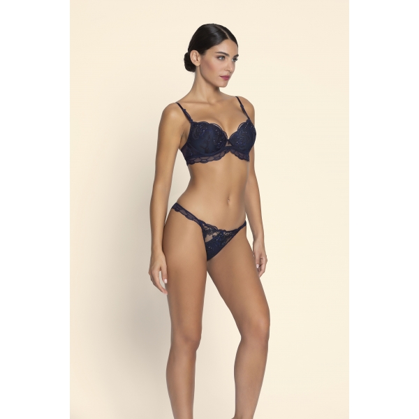 Mini-String, Eclat Couture - Bleu Night, Lise Charmel ACJ0973-BN