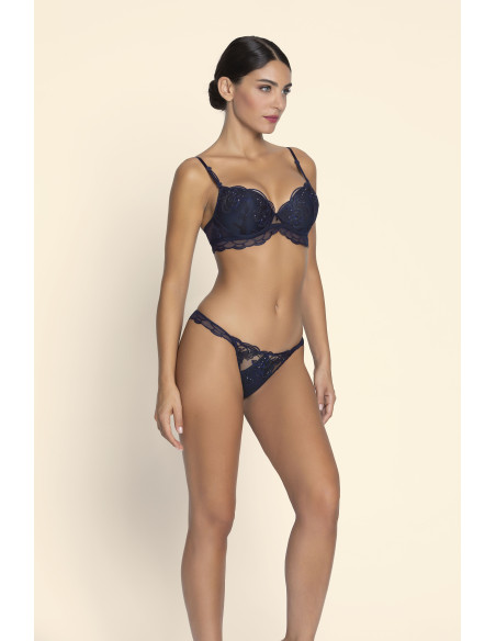 Mini-String, Eclat Couture - Bleu Night, Lise Charmel ACJ0973-BN