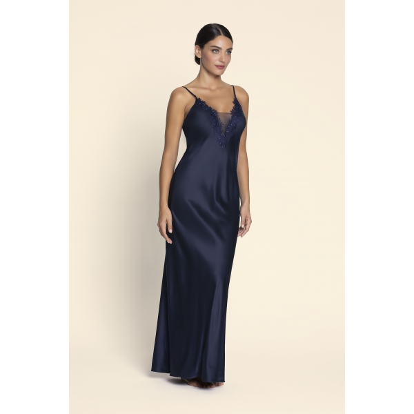 Long Nightgown, Eclat Couture - Blue Night, Lise Charmel ALJ1173-BN