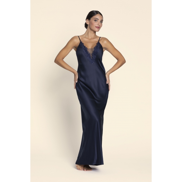Long Nightgown, Eclat Couture - Blue Night, Lise Charmel ALJ1173-BN