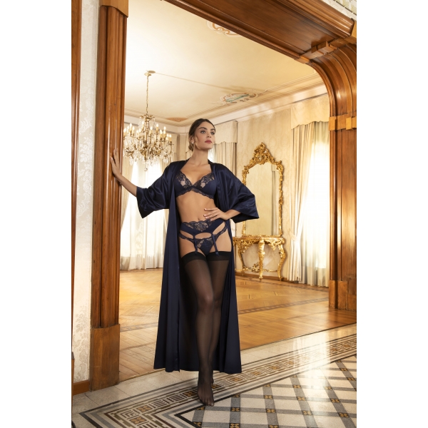 Déshabillé long, Eclat Couture - Blue Night, Lise Charmel ALJ2173-BN