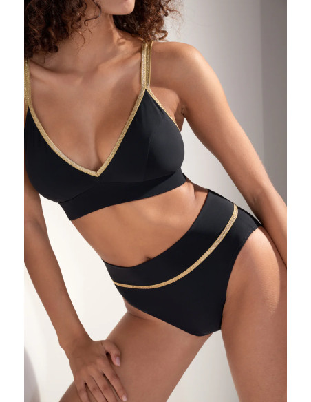 Bas de Maillot Culotte Taille Haute, TORIO61, Pain De Sucre MO615520-NO