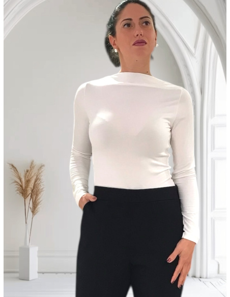 Long Sleeved Sweater Boat Neck Micro Modal, Venere, Softy Madiva VENERE-BARCHET