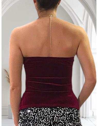 Bustier, Ad Selection 43681-BORDEAUX