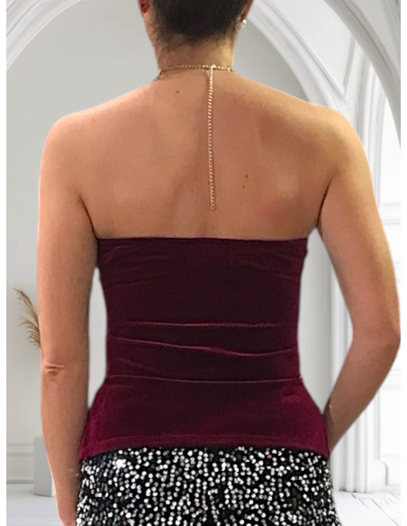 Bustier, Ad Selection 43681-BORDEAUX