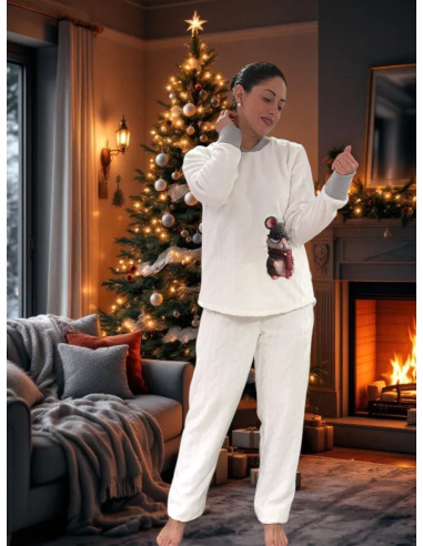 Pyjama Polaire Manches Longues, Mira 8462MW-9
