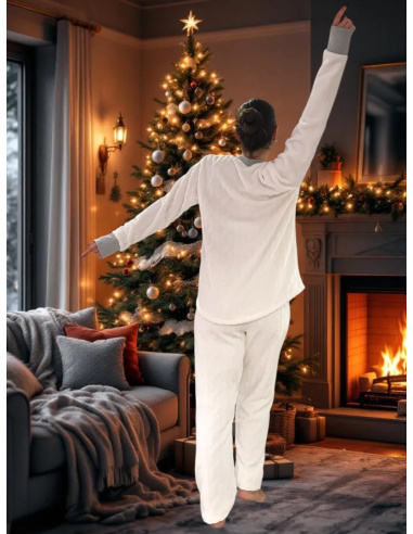Pyjama Polaire Manches Longues, Mira 8462MW-9