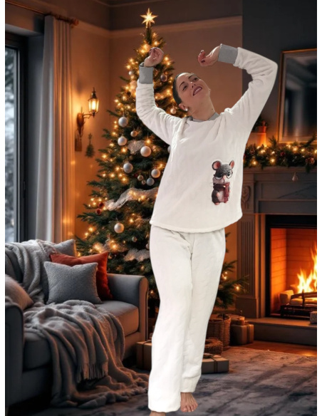 Pyjama Polaire Manches Longues, Mira 8462MW-9