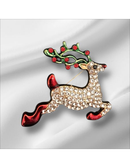 Coffret à Bijoux (4 Colliers, 4 Boucles, 2 Broches), Ad Selection 69166+-ROUGE