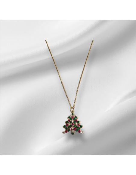 Coffret à Bijoux (4 Colliers, 4 Boucles, 2 Broches), Ad Selection 69166+-ROUGE