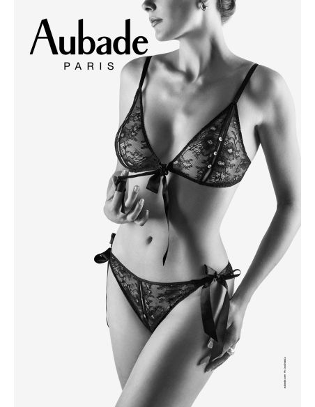 Ensemble, Boîte à Desir LACE INSOMNIA, Aubade P080A-6-BLAK