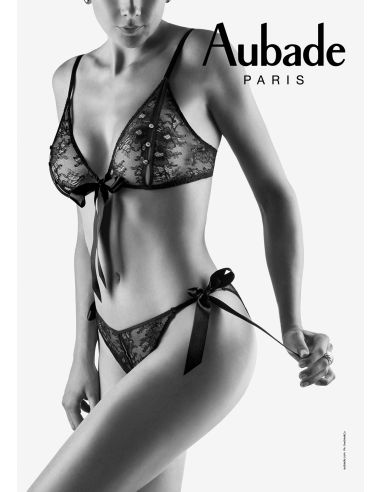 Ensemble, Boîte à Desir LACE INSOMNIA, Aubade P080A-6-BLAK