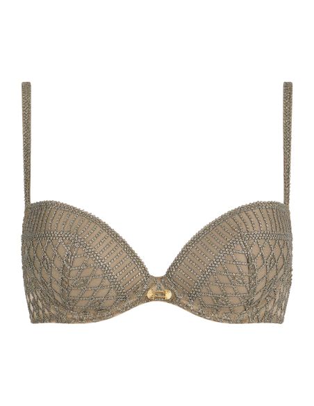 Soutien-Gorge Plunge Coques, Stardust Dream - Nile Green, Aubade 4DN08-NILE