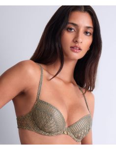 Soutien-Gorge Plunge Coques, Stardust Dream - Nile Green, Aubade 4DN08-NILE 2