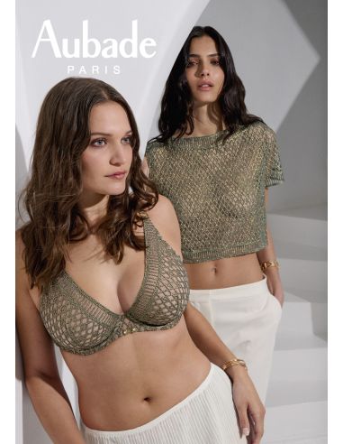 Triangle Bra, Stardust Dream - Nile Green, Aubade 4DF12-NILE
