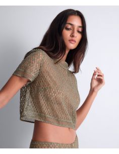 Top Manches Courtes, Stardust Dream - Nile Green, Aubade 4D48-NILE 2