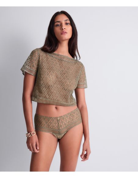 Top Manches Courtes, Stardust Dream - Nile Green, Aubade 4D48-NILE