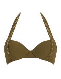 Haut de Maillot Bain Plunge Coques, Summer Stars - Khaki, Aubade 6P08-KHAI 2