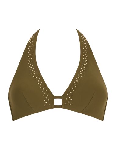 Triangle Bikini Top, Summer Stars - Khaki, Aubade 6P10-O-KHAI