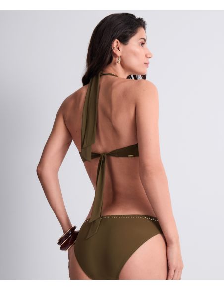 Triangle Bikini Top, Summer Stars - Khaki, Aubade 6P10-O-KHAI