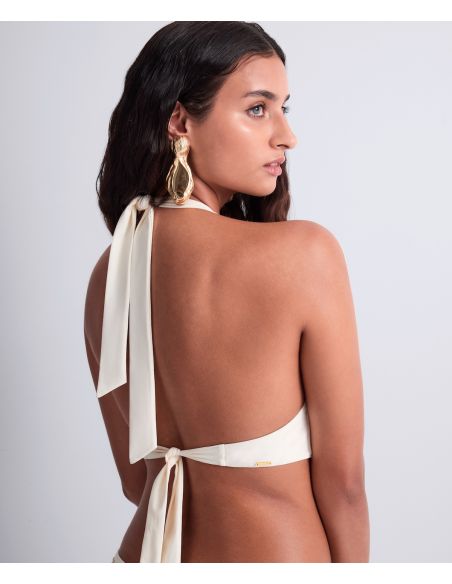 Haut de Maillot Bain Triangle Coques, Summer Stars - Pearl, Aubade 6P10-O-SEAP