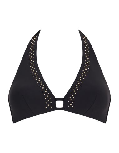 Triangle Bikini Top, Summer Stars - Black, Aubade 6P10-O-BLAK