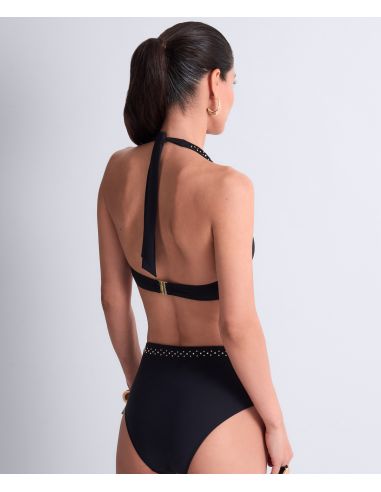 Underwire Triangle Bikini Top, Summer Stars, Aubade 6PM12-BLAK