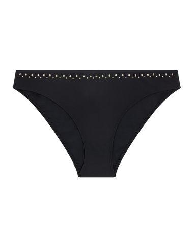 Bas de Maillot Bain Slip Brésilien, Summer Stars - Black, Aubade 6P22-BLAK