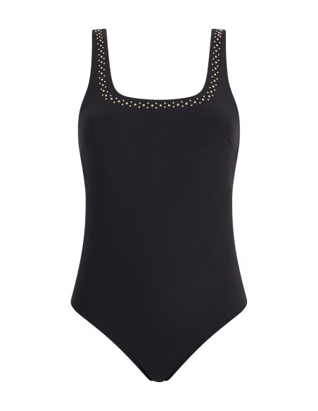 One-Piece Swimsuit, Summer Stars - Black, Aubade 6P67-BLAK