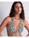 Triangle Bikini Top, Tropical Splash, Aubade 6V10-WILS
