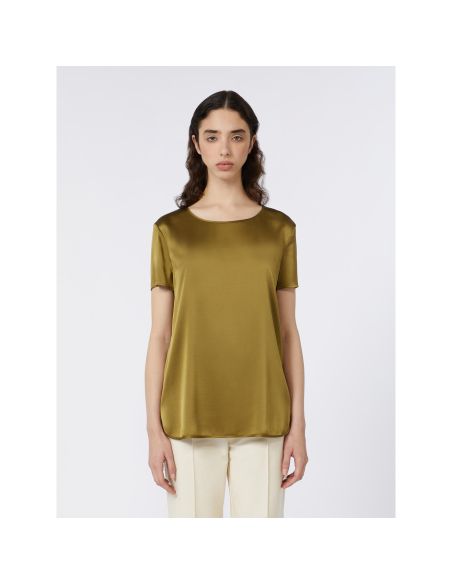 Short-Sleeved Silk Top, Cortona, Max Mara CORTONA-01926