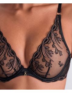 Soutien-Gorge Triangle Armatures, Cosmic Romance, Aubade 6DF12-BLAS