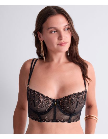 Soutien-Gorge Corbeille Bustier, Cosmic Romance, Aubade 6D36-BLAS