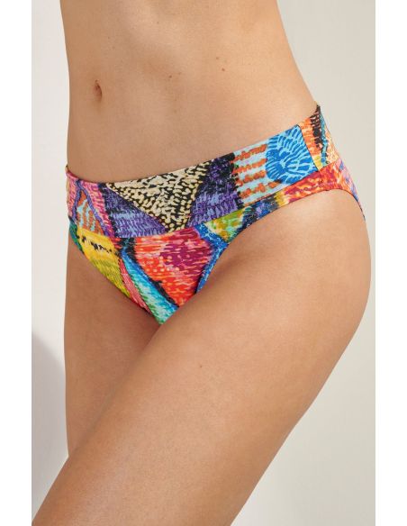 Bas De Maillot Slip Taille Haute, Tobago Impr. Holi, Pain De Sucre TOBAGO08-UNI