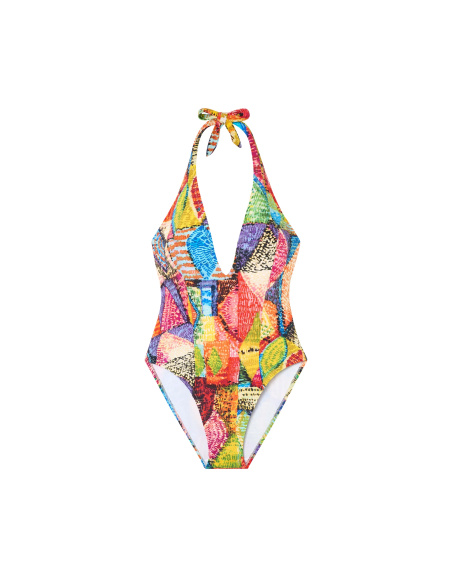 Maillot 1 Pièce Décolleté Impr. Holi, Cap, Pain De Sucre CAP08-UNI