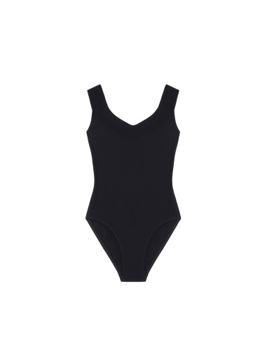 One-piece racerback swimsuit, Soya, Pain De Sucre SOYA-NOIR
