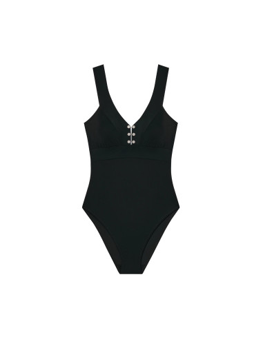 One-Piece Swimsuit with Jeweled Detail, Anton, Pain De Sucre ANTON61