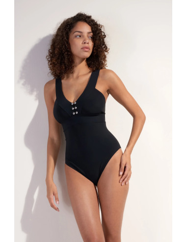 Maillot 1 Pièce, Anton, Pain De Sucre ANTON61-NOIR