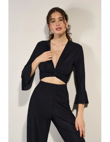 Pantalon Fluide, Tima, Pain De Sucre TIMA45-NOIR