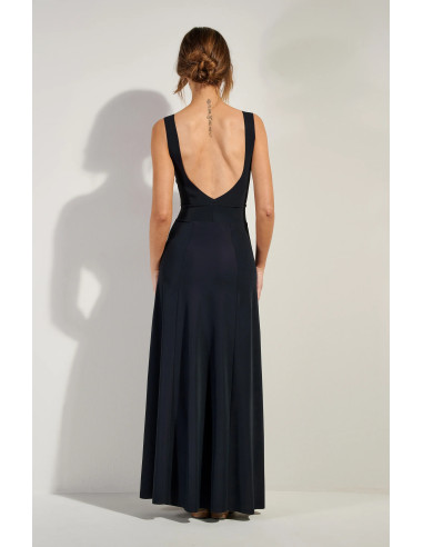 Robe Longue évasée, Ralia, Pain De Sucre RALIA45-NOIR