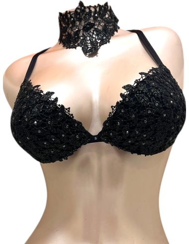 Soutien-Gorge Push Up Oil, Bijoux Swarovski, Ambra 0756-628