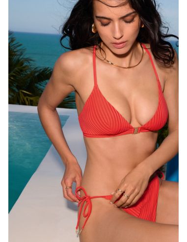 Bas De Maillot Mini Coeur, Sun Pop - Coral, Aubade 6R20-CORA